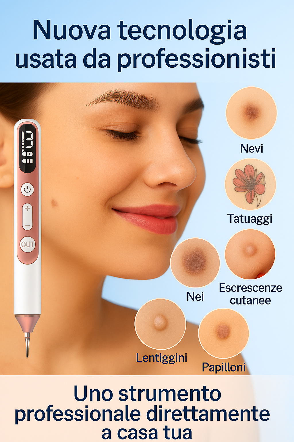 Penna Laser al Plasma con luce UV
